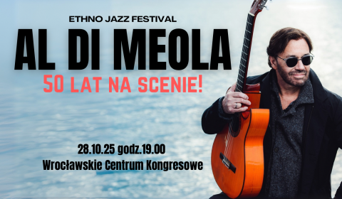 AL DI MEOLA – 50 lat na scenie! Koncert we Wrocławiu (28.10.2025)